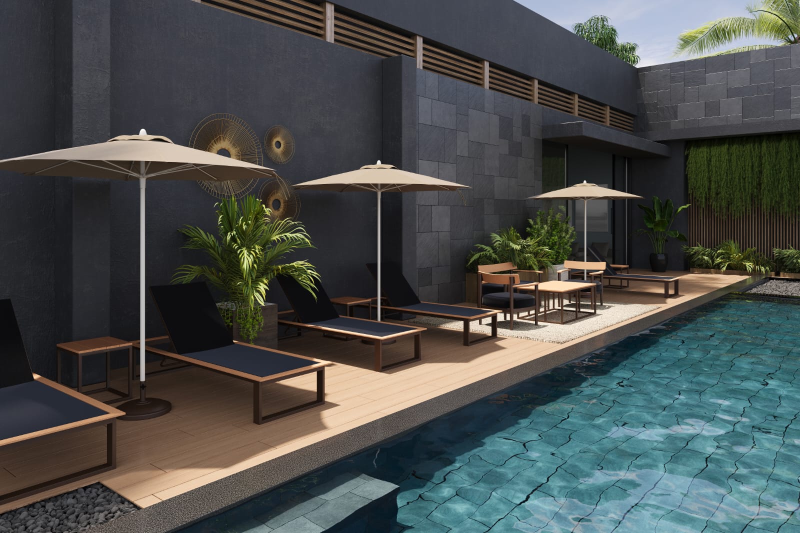 DecoScape commercial pool deck furniture