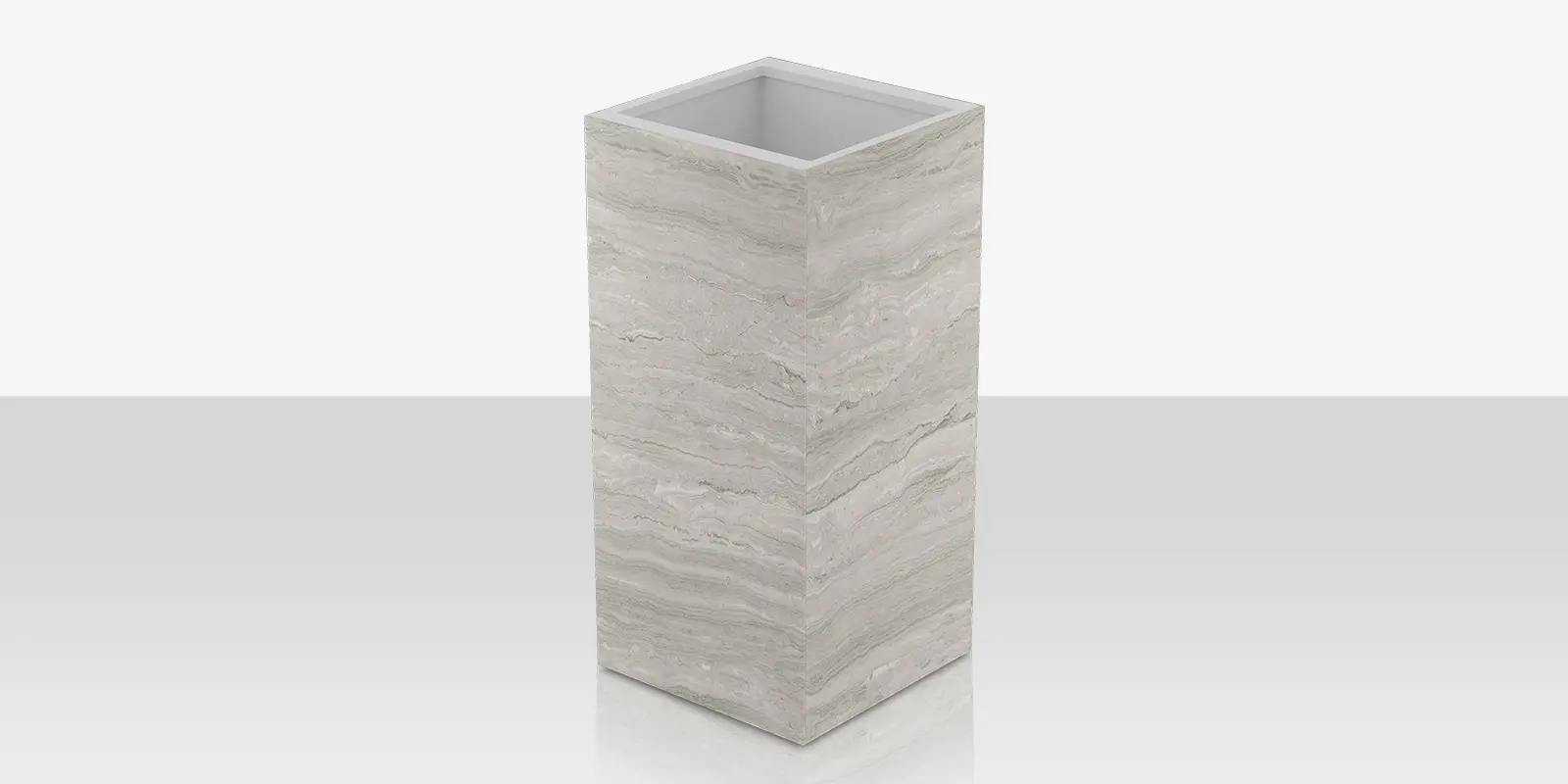 porcelain_planter_24x24x48_silk_gris_high_angle.webp