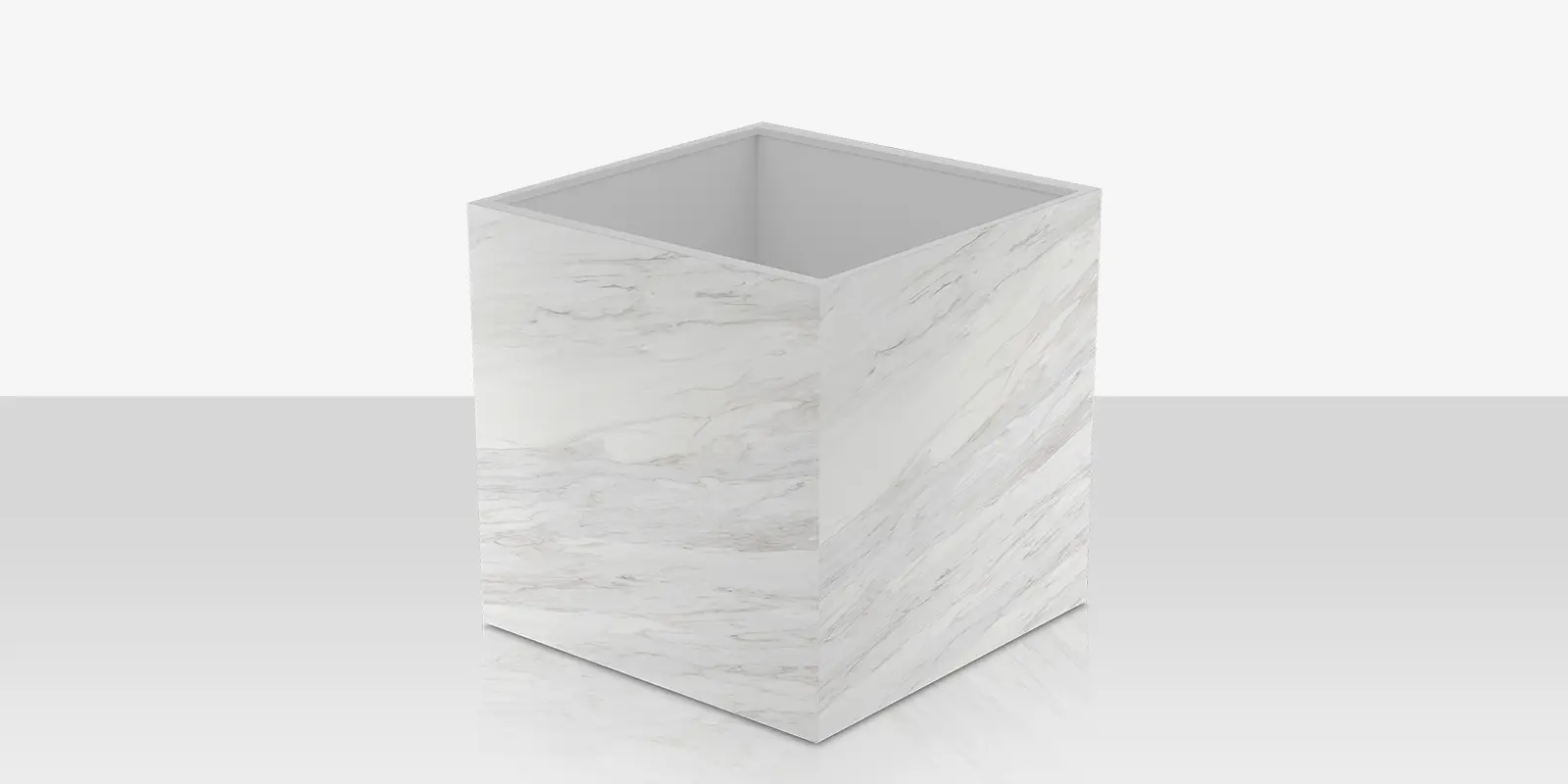 porcelain_planter_48x48x48_calacata_high_angle.webp