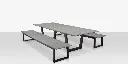 bosca_dining_table_with_bench_gray_high_angle_6.webp