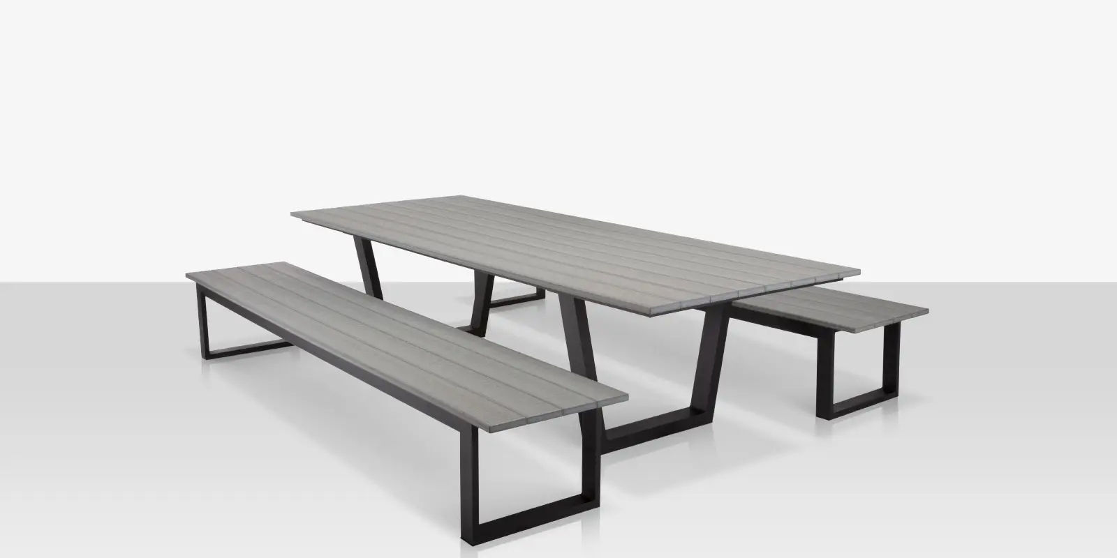 bosca_dining_table_with_bench_gray_high_angle_6.webp