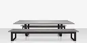 bosca_dining_table_with_bench_gray_front_2benches.webp