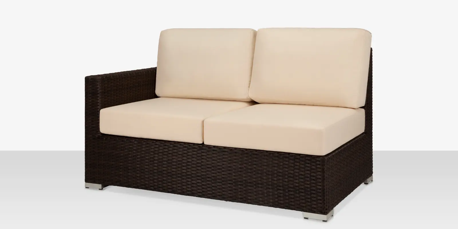 Lucaya Left Arm Loveseat - Espresso