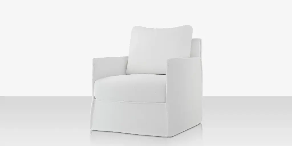 [SF-1041-101-WHT] Luna Club Chair - Improve White