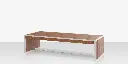 Mod Seat Structure Large - Slatted