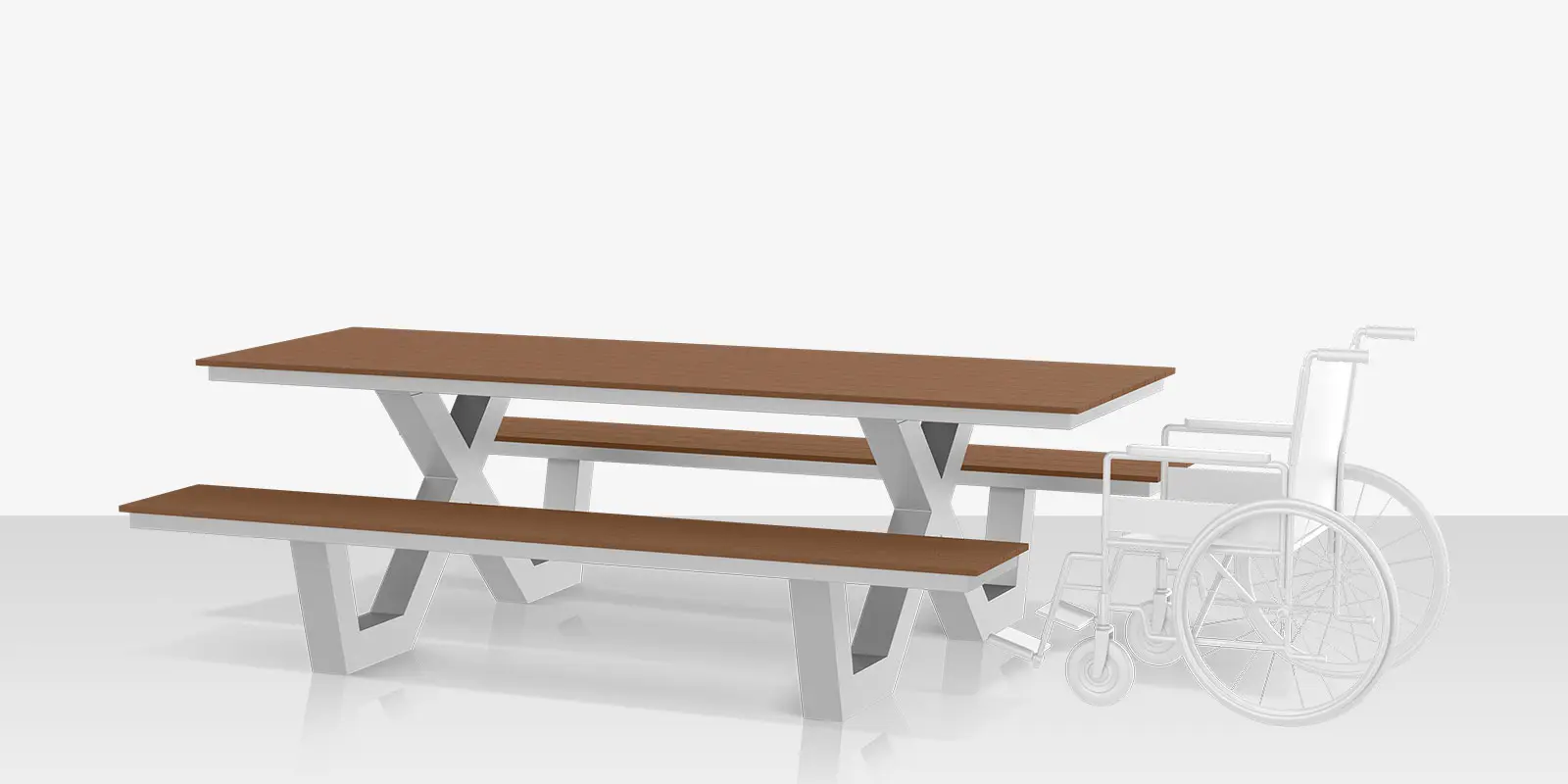 Napa 8' Picnic Table - ADA