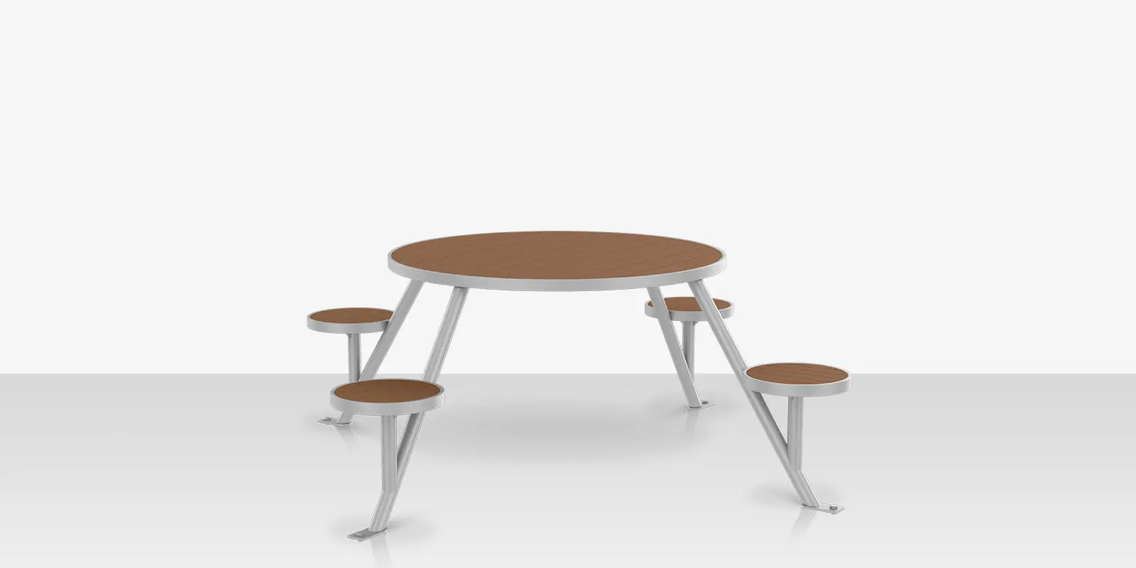 Napa Round Picnic Table - Seats 4