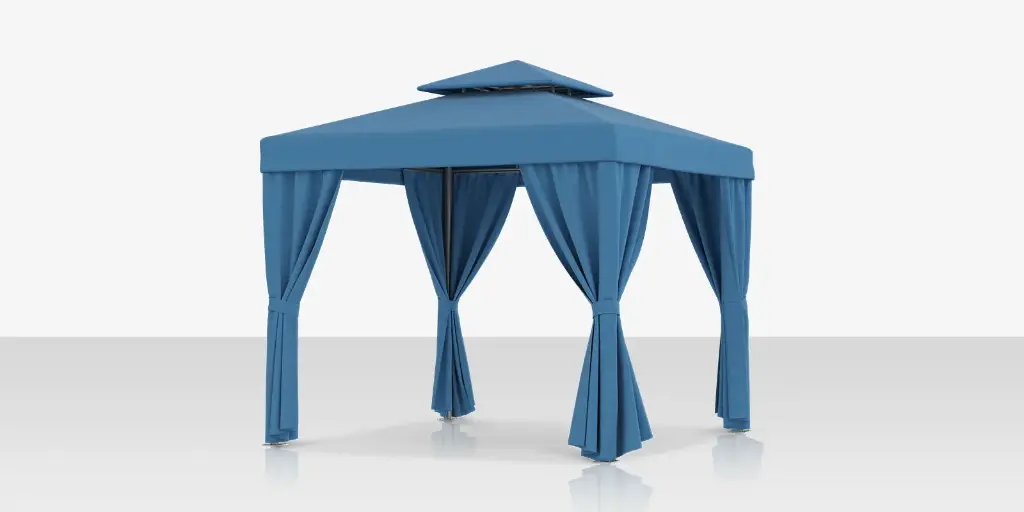 [SF-3801-280-10] Oasis Decorative Curtains - 10' X 10'