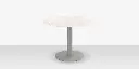 Oliver 42" Round Rimless Porcelain Dining Table Top