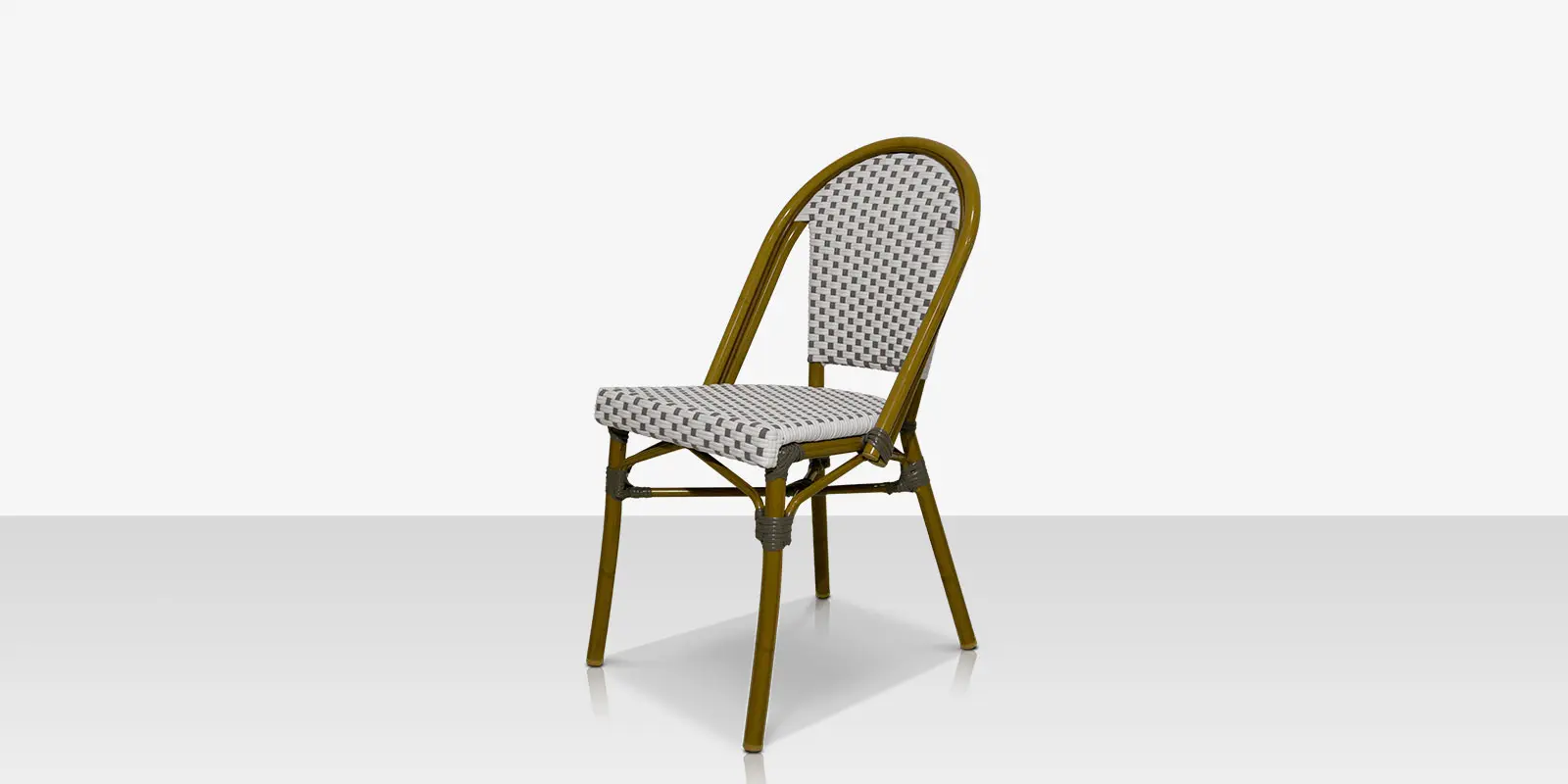 Paris Dining Side Chair - Gray & White