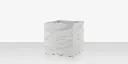 Porcelain Planter - 24" x 24" x 24" - Calacata