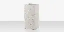 Porcelain Planter - 24" x 24" x 48" - Arles Blanco