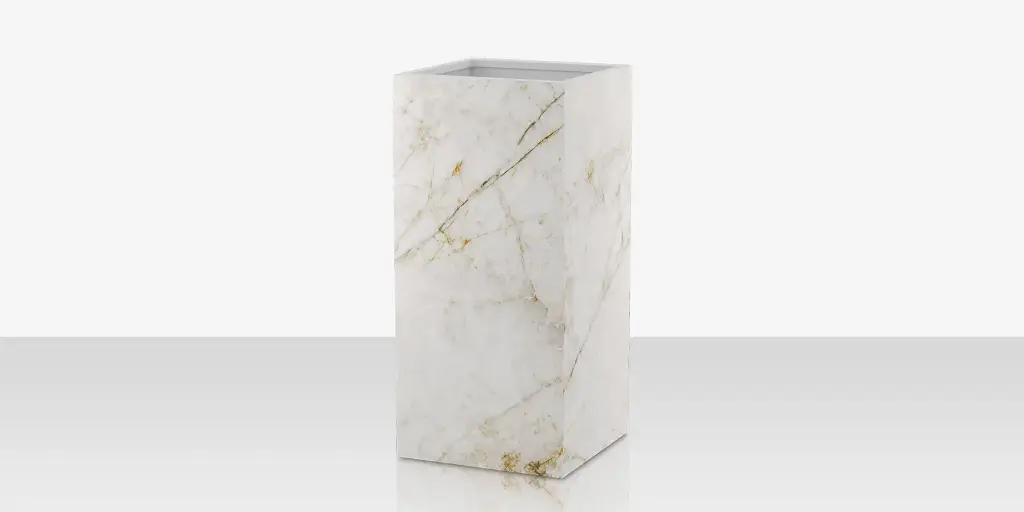 [SF-6003-783-PCR] Porcelain Planter - 24" x 24" x 48" - Cuarzo Reno