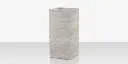 Porcelain Planter - 24" x 24" x 48" - Silk Gris