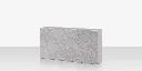 Porcelain Planter - 48" x 12" x 24" - Arles Gris