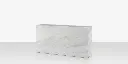 Porcelain Planter - 48" x 12" x 24" - Calacata