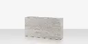 Porcelain Planter - 48" x 12" x 24" - Silk Gris