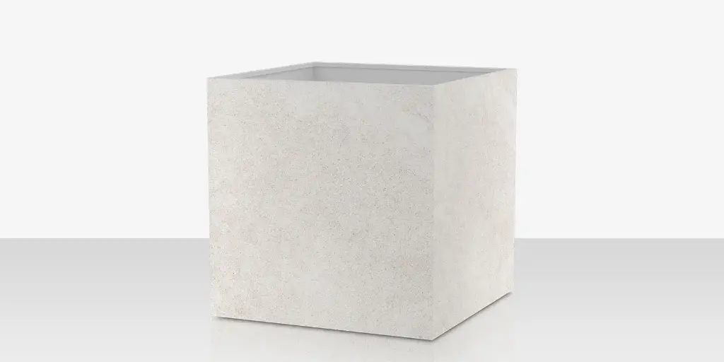 [SF-6003-786-PAB] Porcelain Planter - 48" x 48" x 48" - Arles Blanco