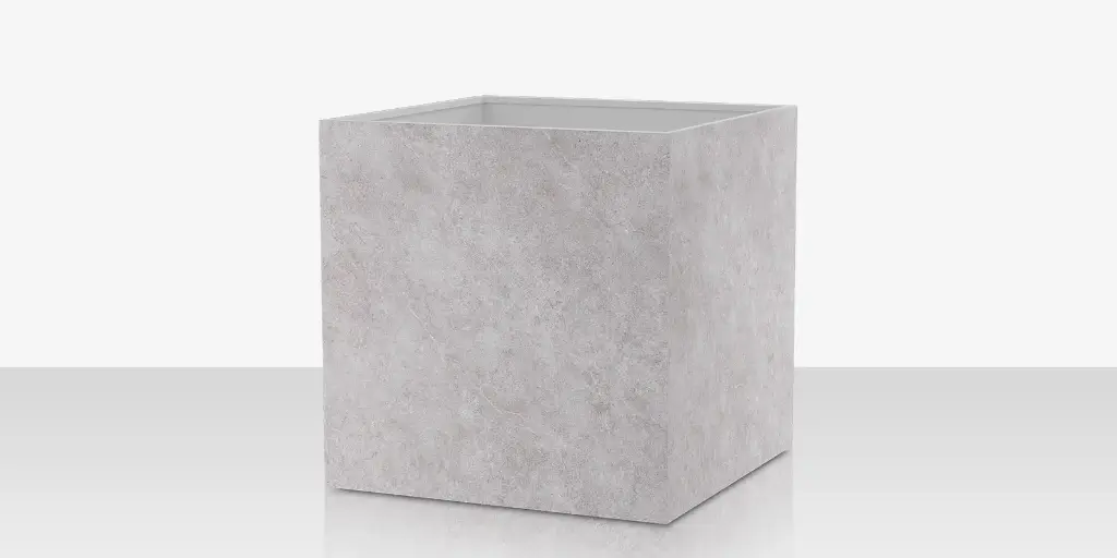 [SF-6003-786-PAG] Porcelain Planter - 48" x 48" x 48" - Arles Gris