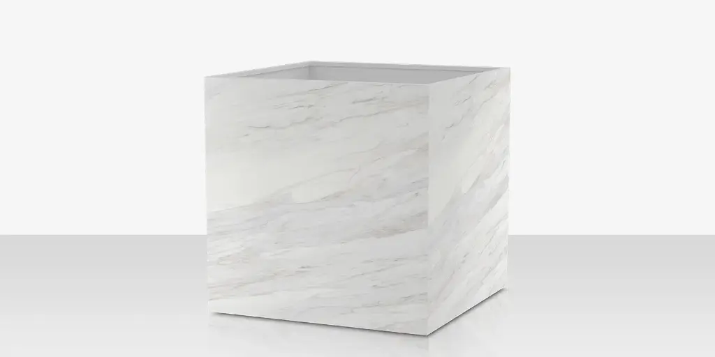 [SF-6003-786-PCC] Porcelain Planter - 48" x 48" x 48" - Calacata