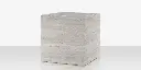 Porcelain Planter - 48" x 48" x 48" - Silk Gris