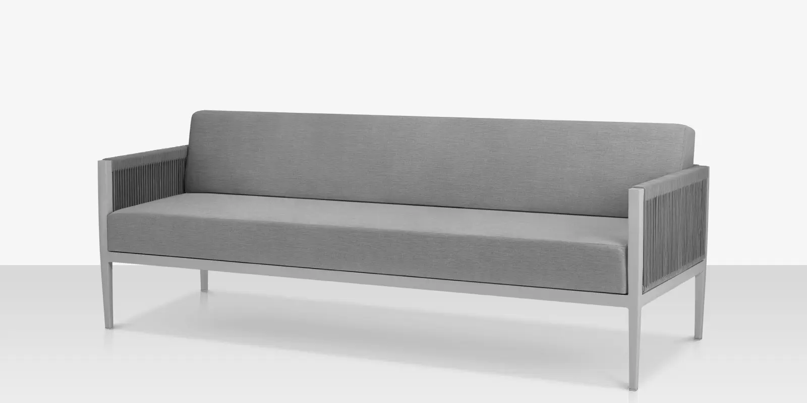 Skye Sofa - Kessler Silver Frame / Gray Durarope