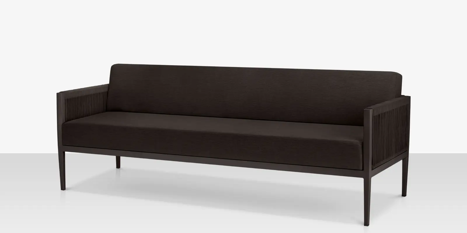Skye Sofa - Tex Black Frame / Black Durarope