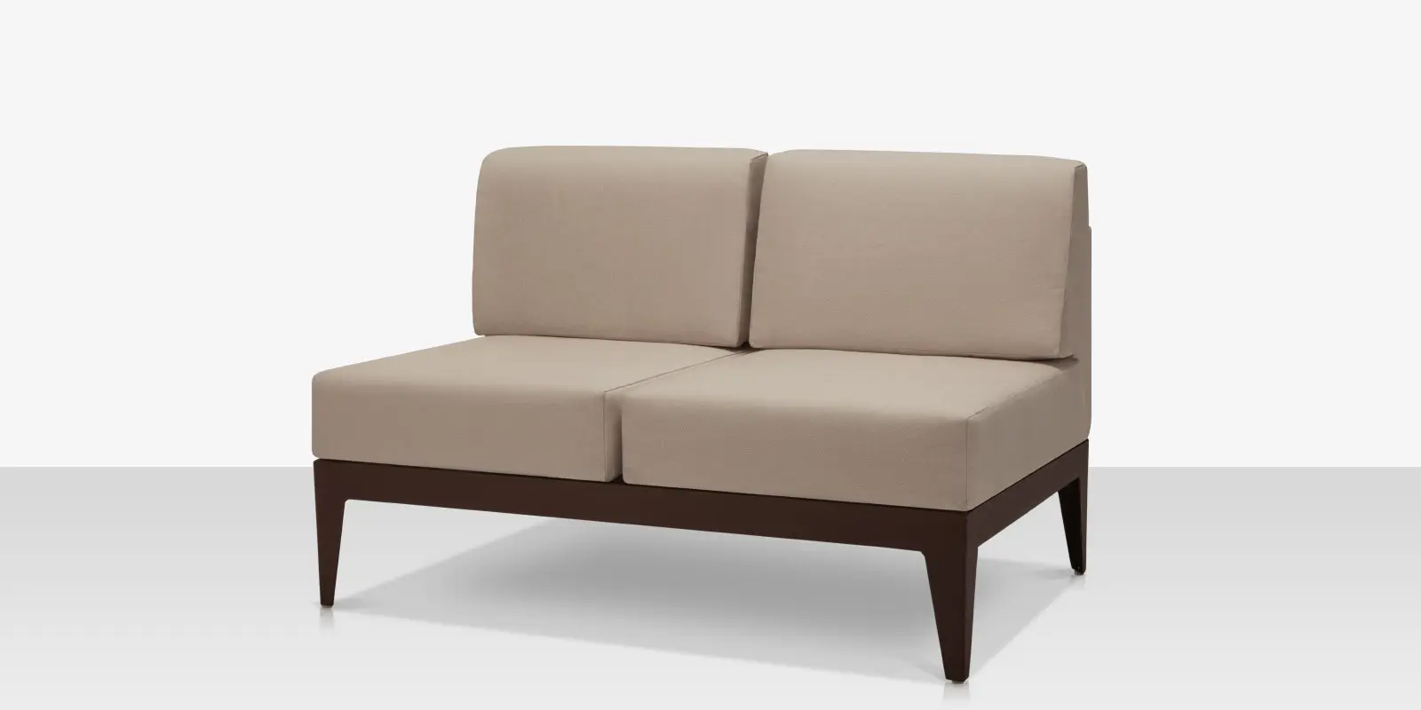 South Beach Armless Loveseat