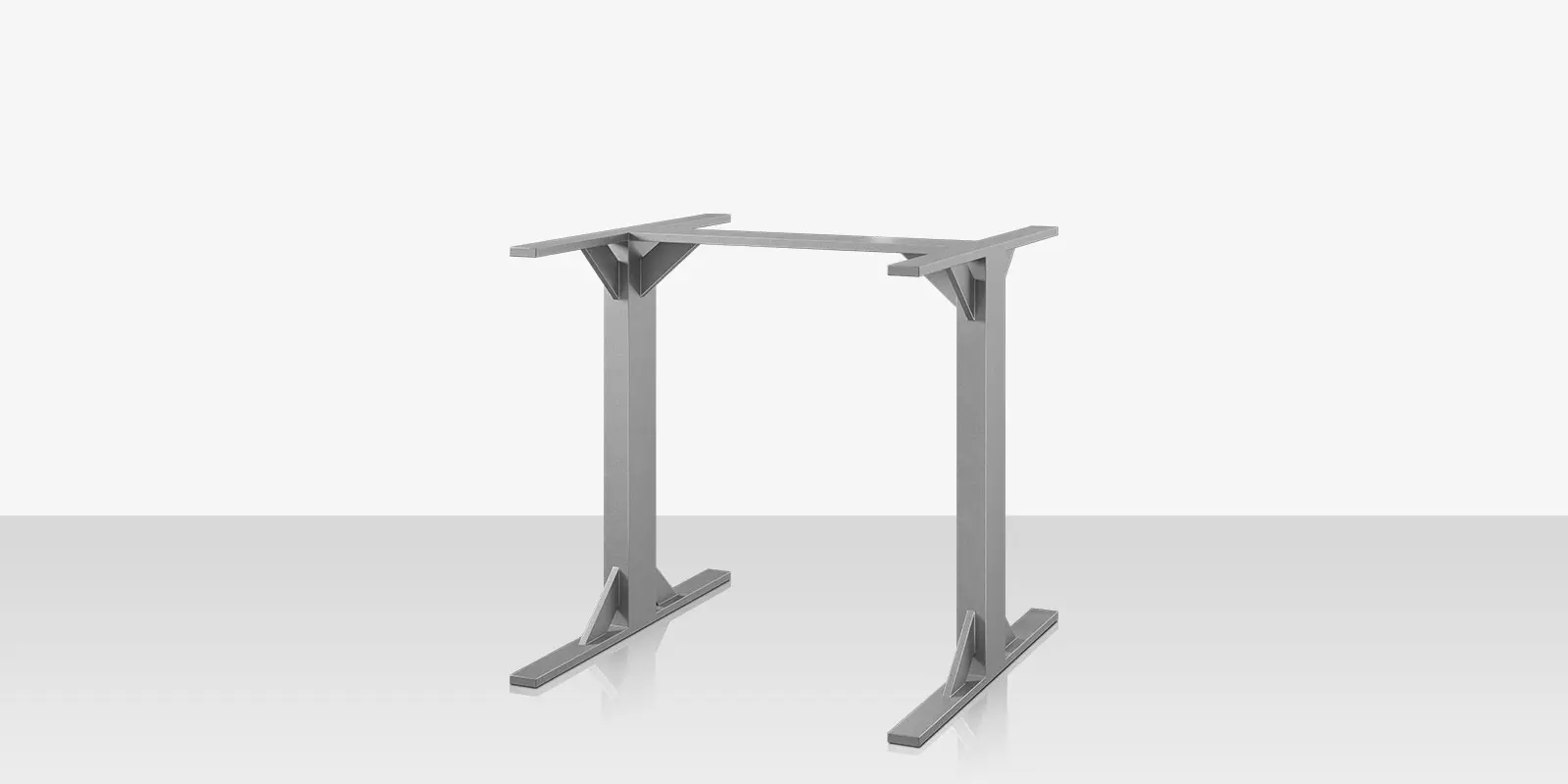 Contemporary T Style Dining Table Base