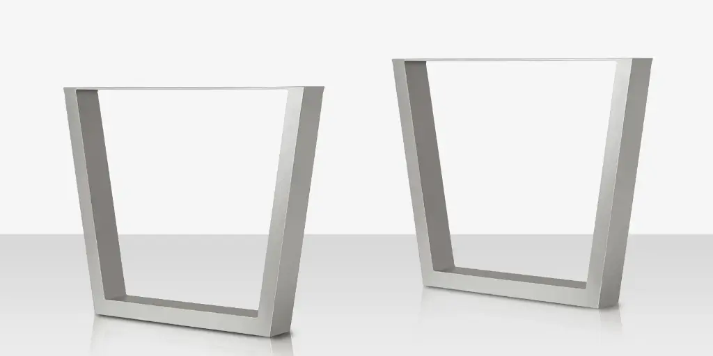 [SF-1030-611] Contemporary U Style Dining Table Base