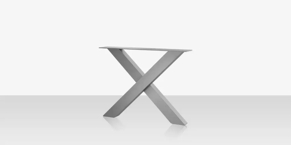 [SF-1030-616] Contemporary X Style Dining Table Base