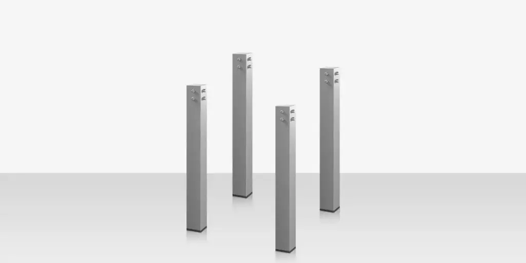 [SF-1030-619] Contemporary Parson Style Dining Table Base