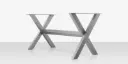 Contemporary X Style Bar Table Base