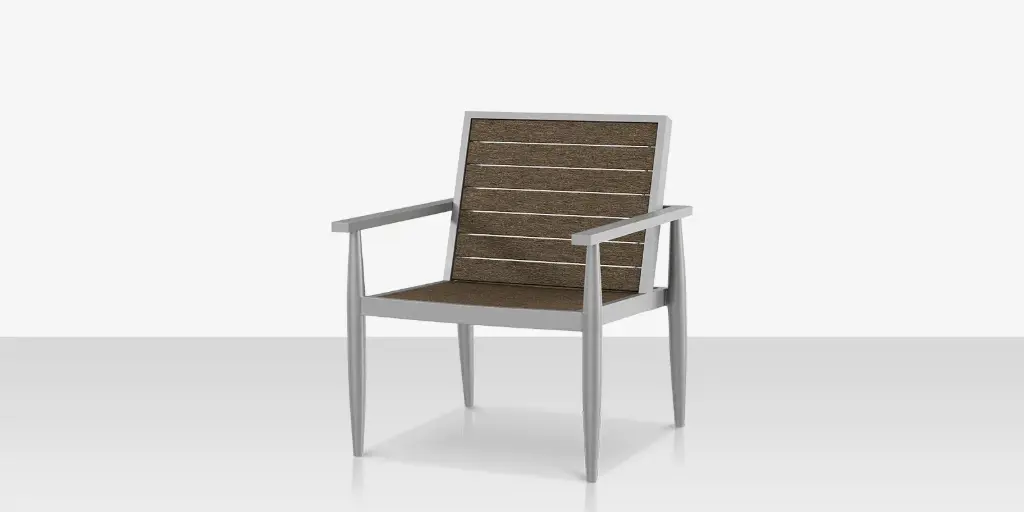 [SF-1027-101-SLA] Danish Club Chair - Slatted