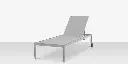 Danish Armless Chaise - Style #2