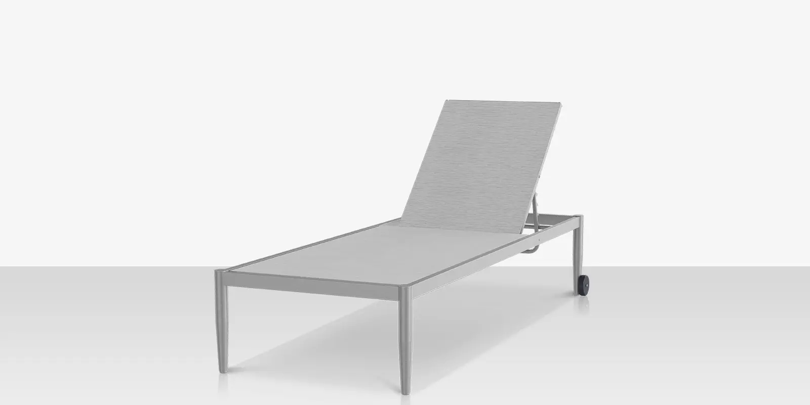 Danish Armless Chaise - Style #2