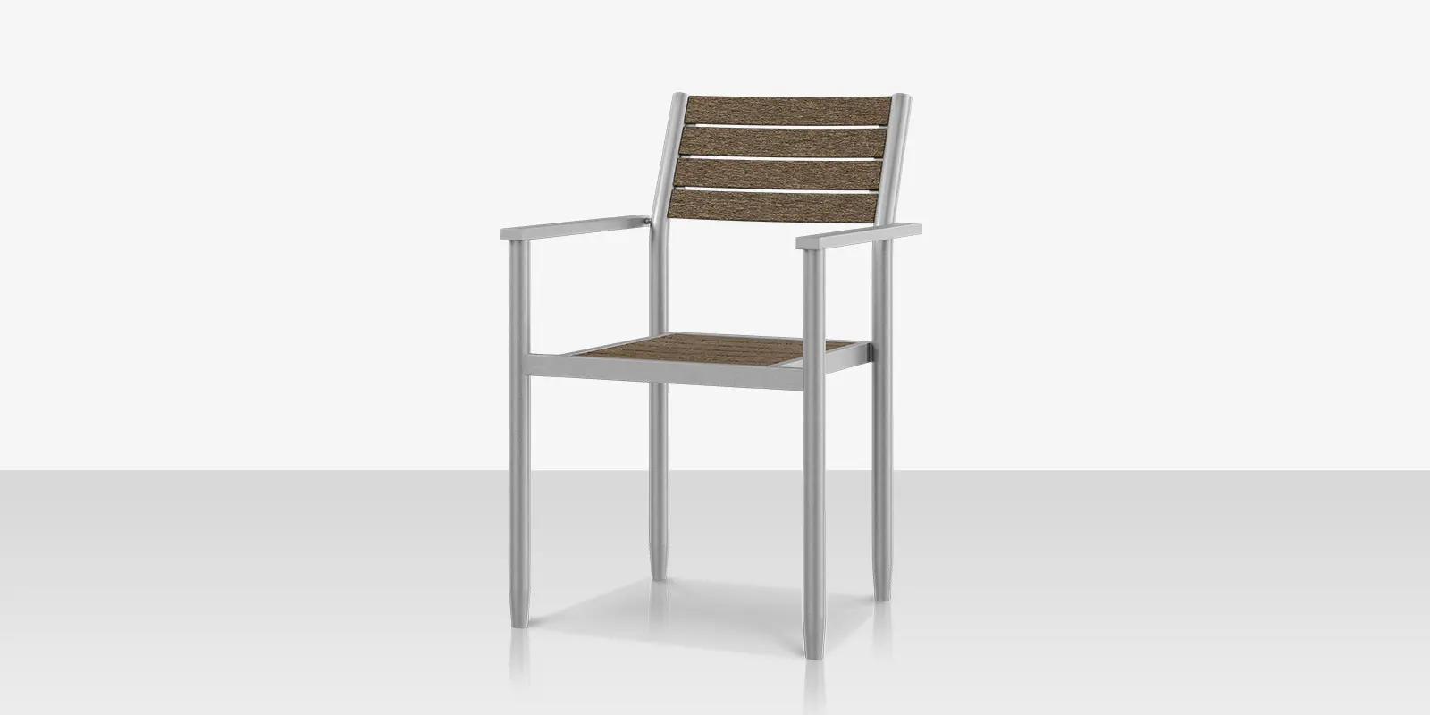 Danish Dining Arm Chair - Slatted