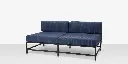 Delano Armless Loveseat