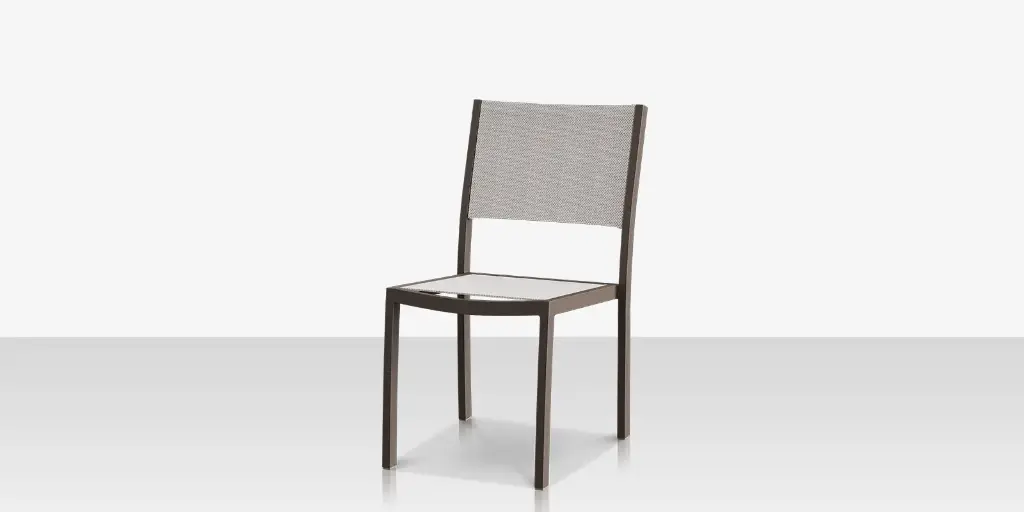 [SF-3001-162-TXG-CLD] Fusion Dining Side Chair - Tex Gray - Cloud Duo Sling