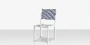 Fusion Dining Side Chair - Tex White - Seabreeze Sling