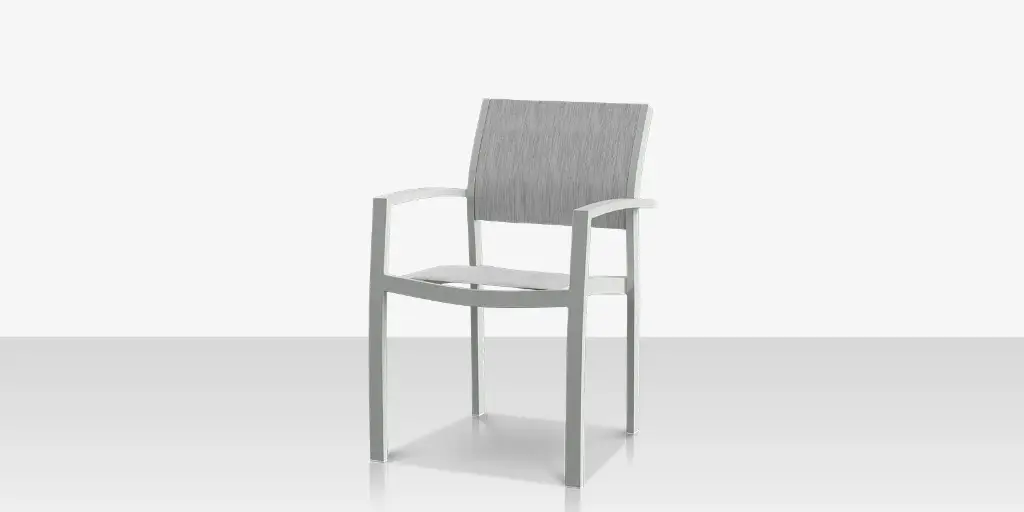 [SF-3001-163-KES-MTP] Fusion Dining Arm Chair
- Kessler Silver - Metallica Platinum Sling