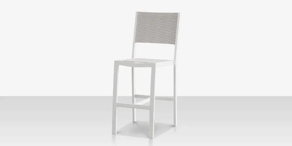 [SF-3001-172-TXW-CLD] Fusion Bar Side Chair - Tex White - Cloud Duo Sling