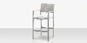 Fusion Bar Arm Chair - Kessler Silver - Cloud Duo Sling