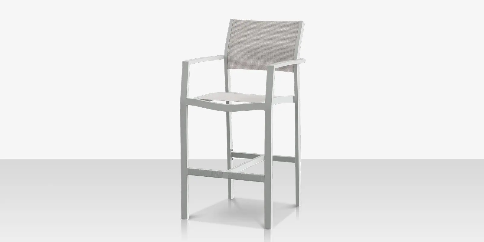 Fusion Bar Arm Chair - Kessler Silver - Cloud Duo Sling