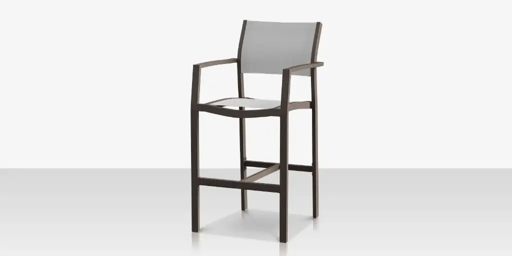 [SF-3001-173-TXG-CGR] Fusion Bar Arm Chair - Tex Gray - Cloud Gray Sling