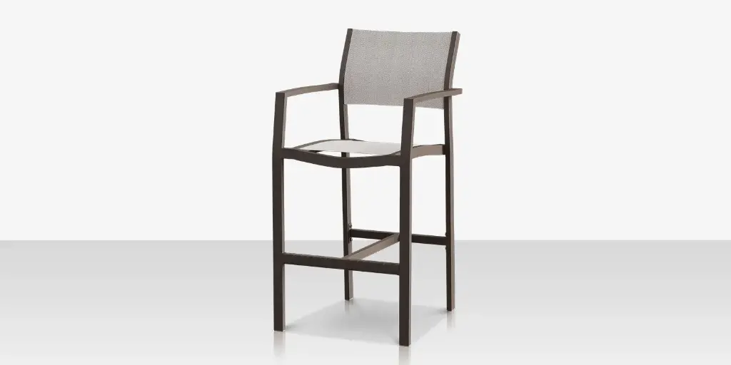 [SF-3001-173-TXG-CLD] Fusion Bar Arm Chair - Tex Gray - Cloud Duo Sling