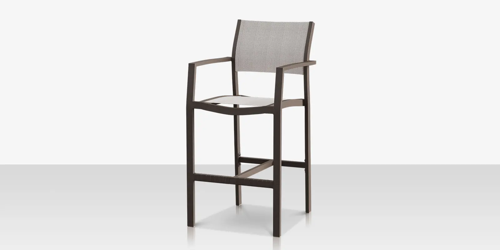 Fusion Bar Arm Chair - Tex Gray - Cloud Duo Sling