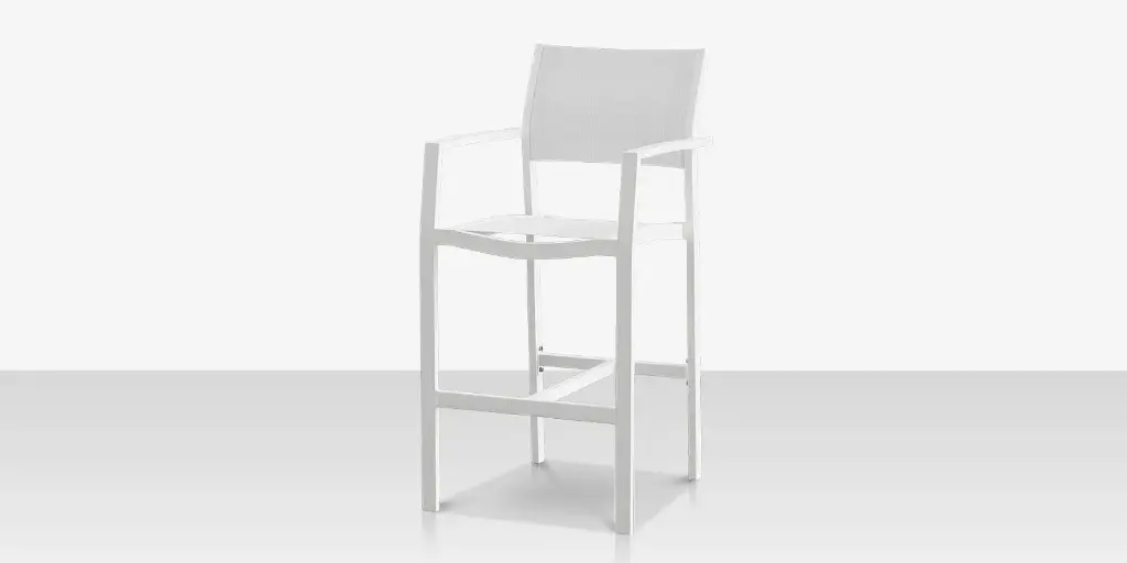 [SF-3001-173-TXW-WHT] Fusion Bar Arm Chair - Tex White - White Sling