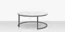 Iconic Nesting Coffee Table 49" Round