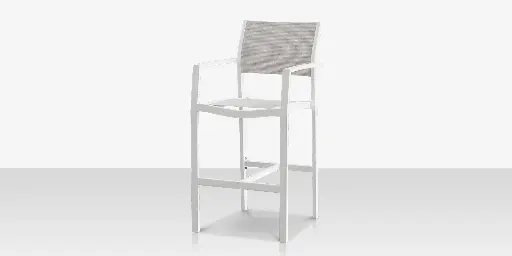 [SF-3001-173-TXW-CLD] Fusion Bar Arm Chair - Tex White - Cloud Duo Sling
